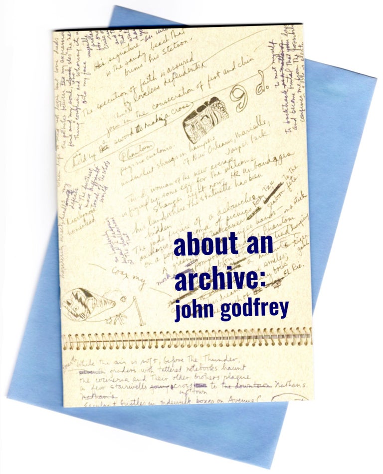 About an Archive. John Godfrey. TKS Books. 2022.