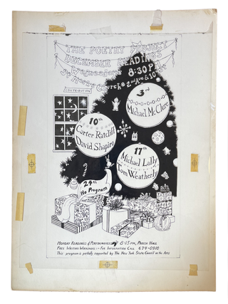 Posters from the Poetry Project at St. Mark's Church 1974–1975 Monthly Reading Series. Paula North. N.p. 1974–1975.