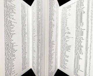 Concordance Omission. Jen Bervin. Granary Books. 2023.