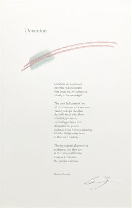 Women Writing Poetry in America: Poetry Broadsides by California Women Printers. Diane Middlebrook, Kathy Walkup. Matrix Press & The Center for Research on Women (Stanford University). 1982.