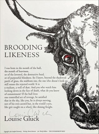 Women Writing Poetry in America: Poetry Broadsides by California Women Printers. Diane Middlebrook, Kathy Walkup. Matrix Press & The Center for Research on Women (Stanford University). 1982.