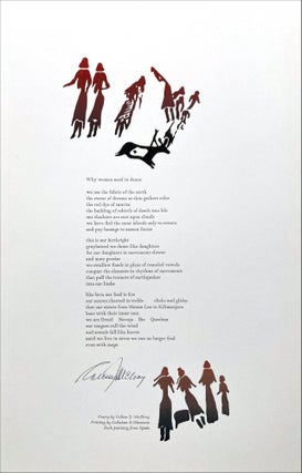 Women Writing Poetry in America: Poetry Broadsides by California Women Printers. Diane Middlebrook, Kathy Walkup. Matrix Press & The Center for Research on Women (Stanford University). 1982.