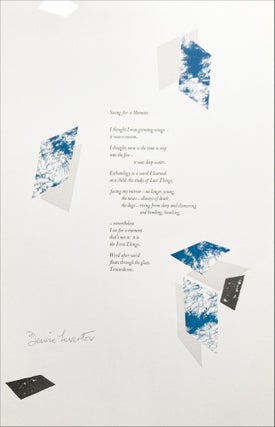 Women Writing Poetry in America: Poetry Broadsides by California Women Printers. Diane Middlebrook, Kathy Walkup. Matrix Press & The Center for Research on Women (Stanford University). 1982.