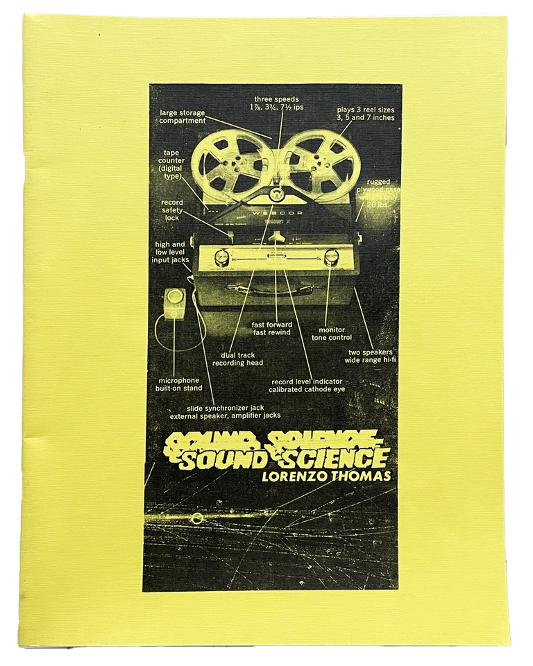 Sound Science. Lorenzo Thomas. Sun Be/am Associates. 1992.