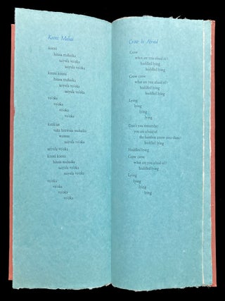 Wo'i Bwikam: Coyote Songs from the Yaqui Bow Leaders' Society. Larry Evers, Felipe S. Molina, trans. Chax Press. 1990.