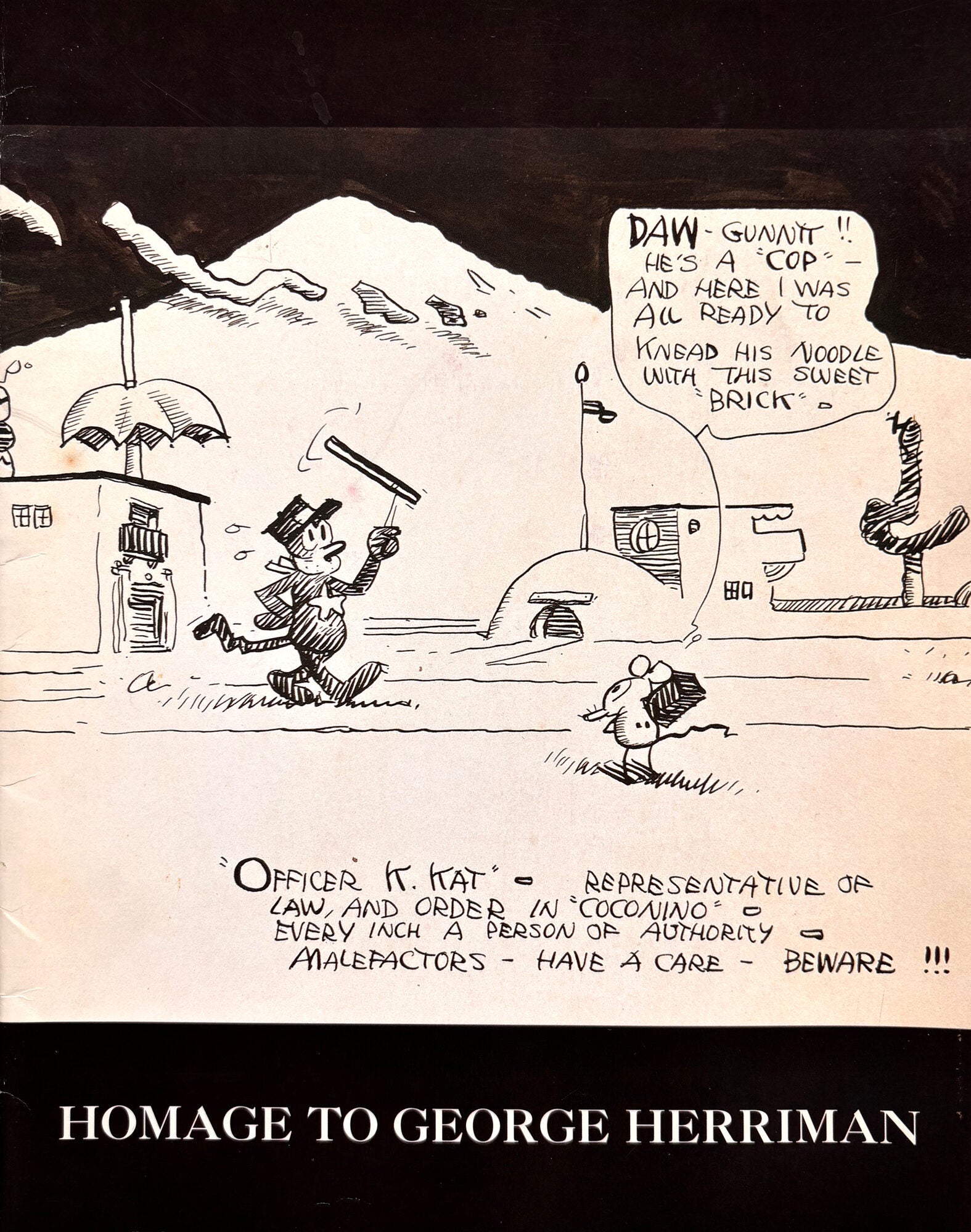 George Herrmain Homage to George Herriman | Bill Berkson, curator