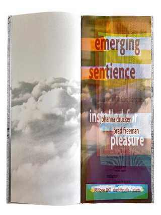 Emerging Sentience. Johanna Drucker, Brad Freeman. JAB Books. 2001.