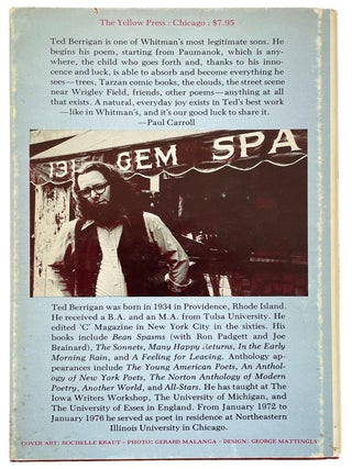 Red Wagon. Ted Berrigan. The Yellow Press. 1976.