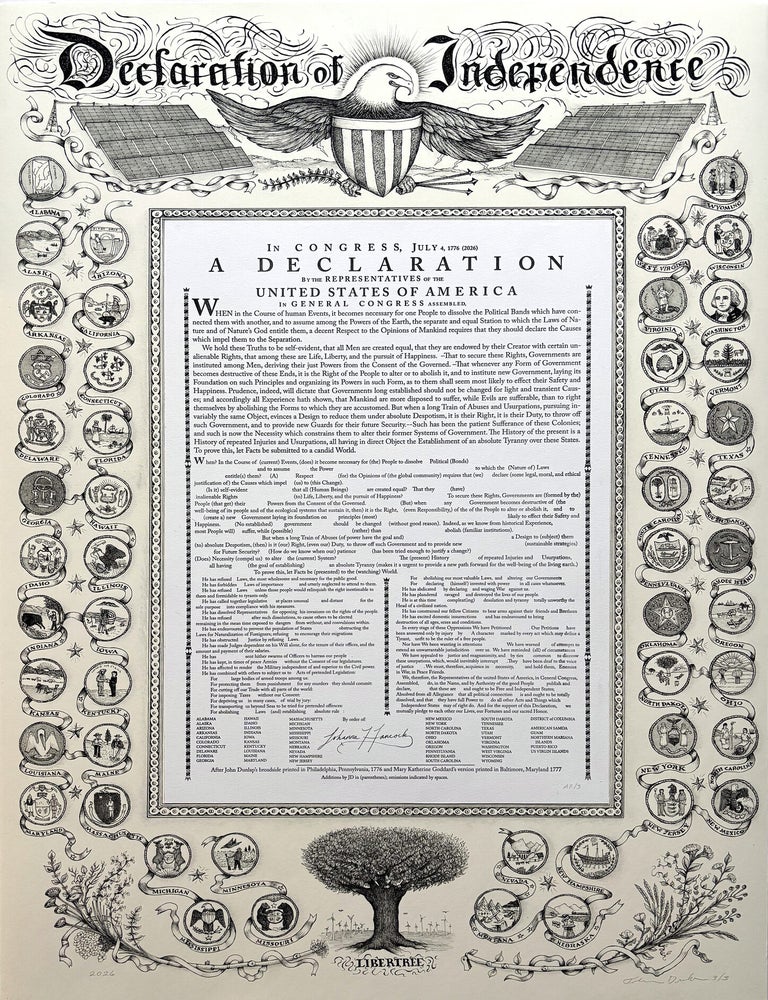 Re-Declaration. Johanna Drucker. N.p. 2026.