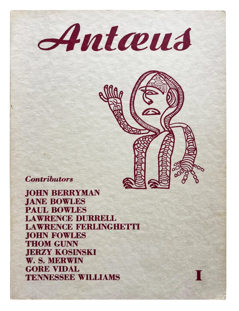 Antaeus, no. 1. Summer 1970. Daniel Halpern, Paul Bowles.