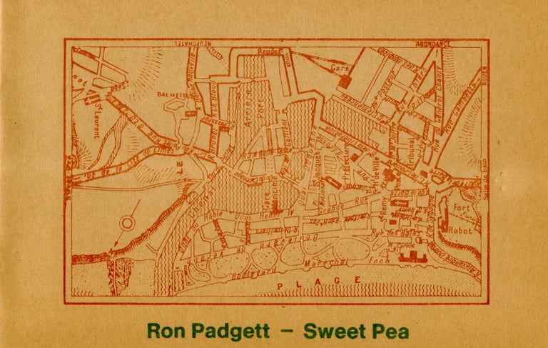 Sweet Pea. Ron Padgett. Aloes Books. 1971.