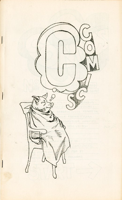 C Comics, no. 1. Lorenz Gude, 1964. Joe Brainard.
