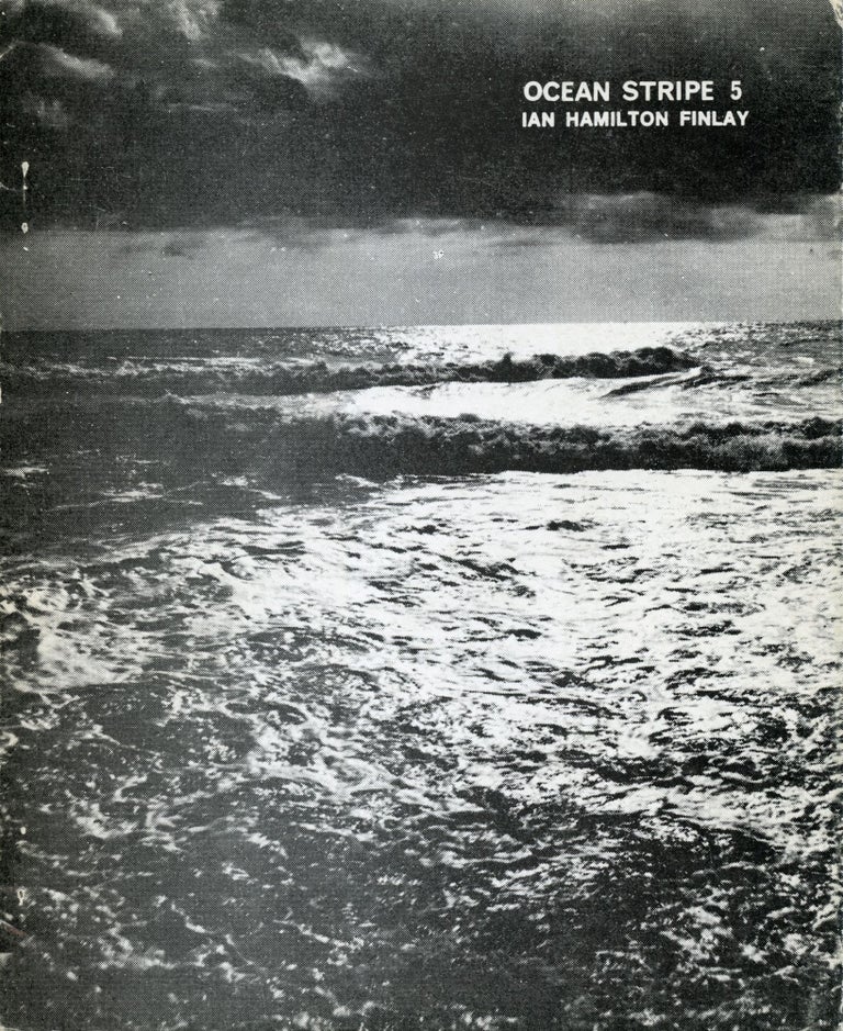 Ocean Stripe Series 5. Ian Hamilton Finlay. Tarasque Press. 1967.