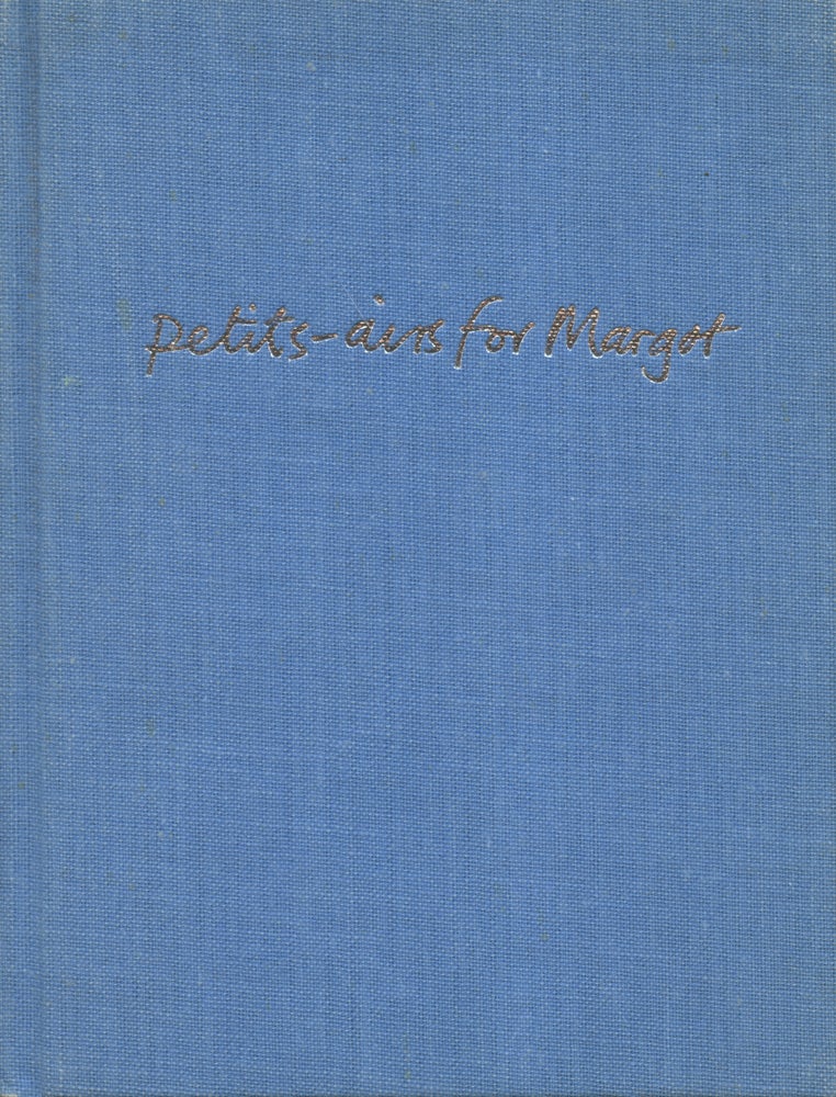 Petits-airs for Margot. Simon Cutts. Coracle Press. 1986.