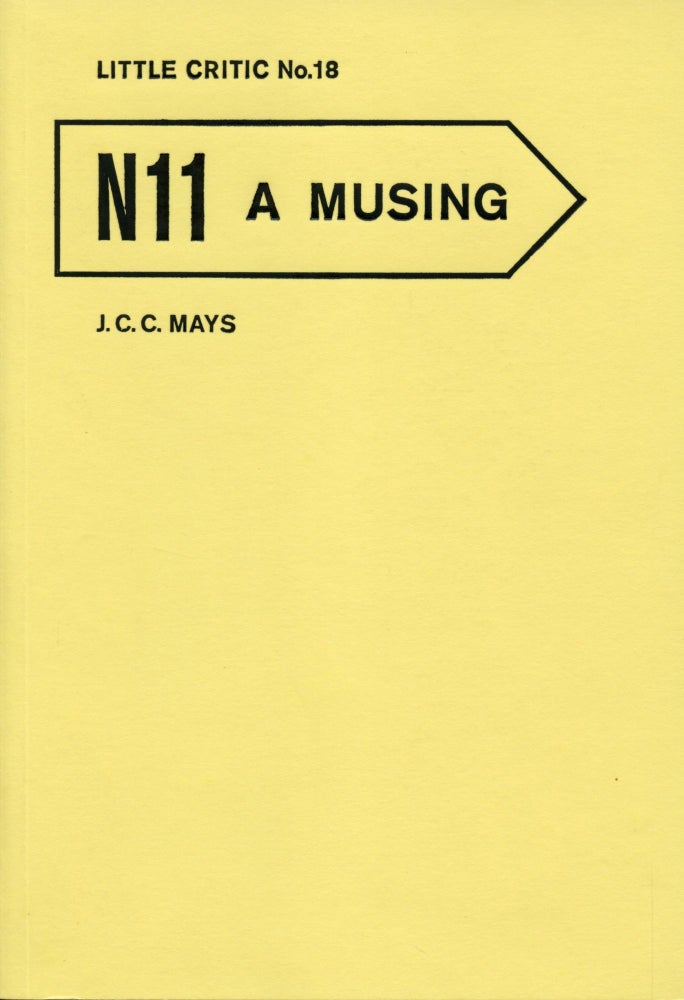 N11 A Musing. J. C. C. Mays. Coracle. 2006.