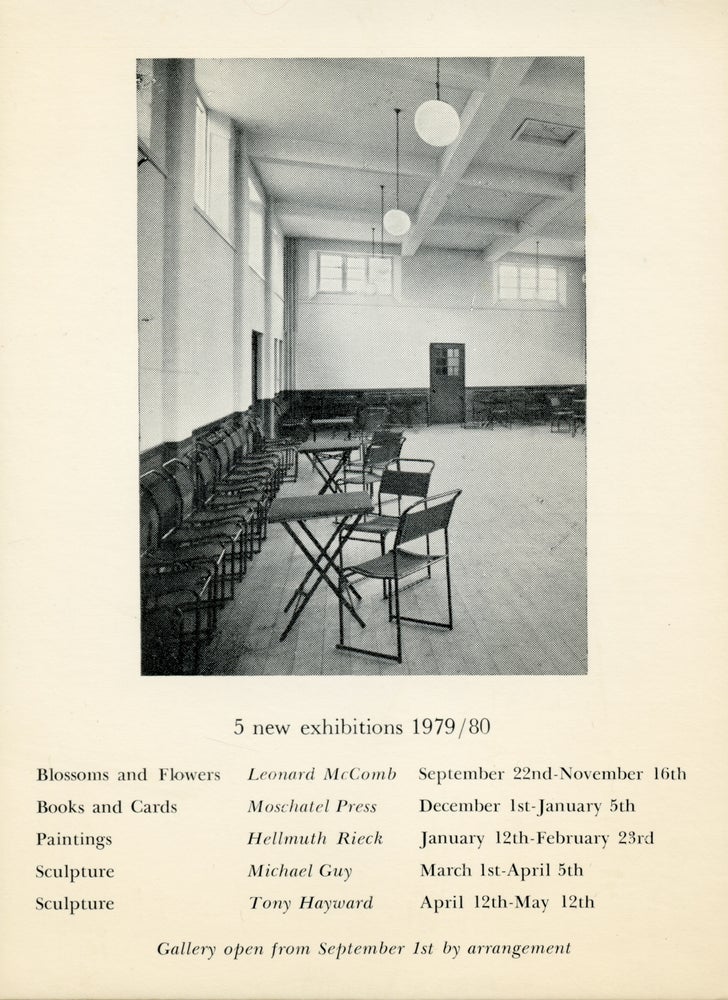 5 New Exhibitions 1979/80. Coracle Press. Coracle Press. 1979.