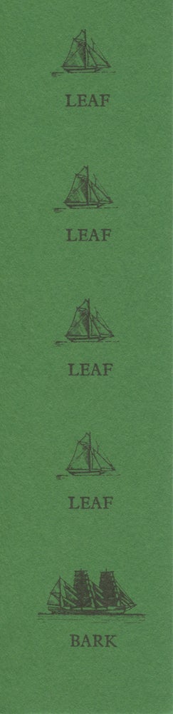 Leaf / Bark. Ian Hamilton Finlay. Wild Hawthorn Press. [1978].