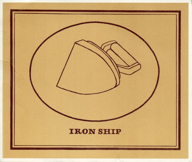 Iron Ship. Ian Hamilton Finlay, Ian Gardner. Wild Hawthorn Press. [1972].