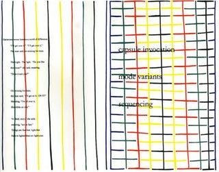 Oaths? Questions? Marjorie Welish, James Siena. Granary Books. 2009.