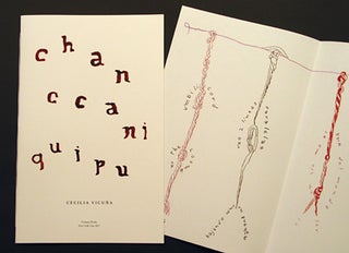 Chanccani Quipu. Cecilia Vicuña. Granary Books. 2012.