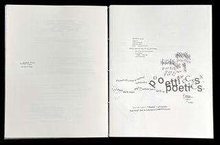 Stochastic Poetics. Johanna Drucker. Granary Books and Druckwerk. 2012.