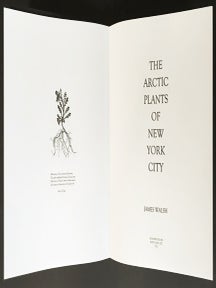 The Arctic Plants of New York City. James Walsh. Granary Books. 2016.