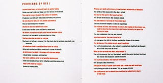 The Marriage of Heaven and Hell: A Reading and Study. William Blake, Barbara Fahrner, Philip Gallo. Granary Books. 1993.