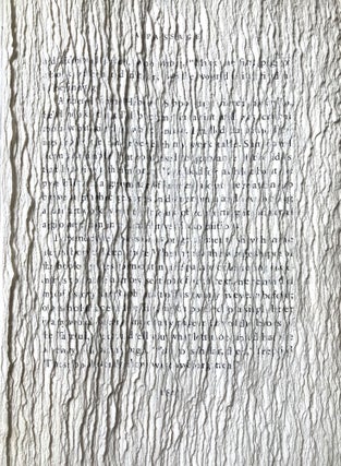 A Passage. Buzz Spector. Granary Books. 1994.